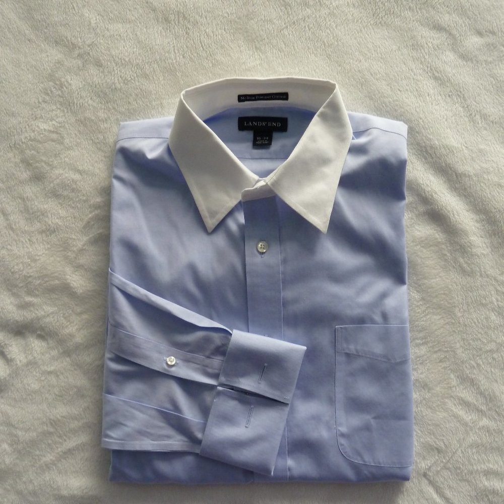 Men's Shirt French Cuffs 16 x 34 As New